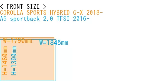 #COROLLA SPORTS HYBRID G-X 2018- + A5 sportback 2.0 TFSI 2016-